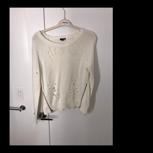 Express White Sweater
